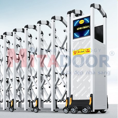 CỬA CỔNG XẾP HỢP KIM NHÔM MT 17128-B