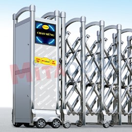 CỬA CỔNG XẾP INOX MT 118